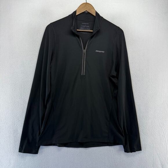 Patagonia Other - Patagonia Shirt Men's medium Black All Weather 1/2 Half Zip Pullover Outdoor